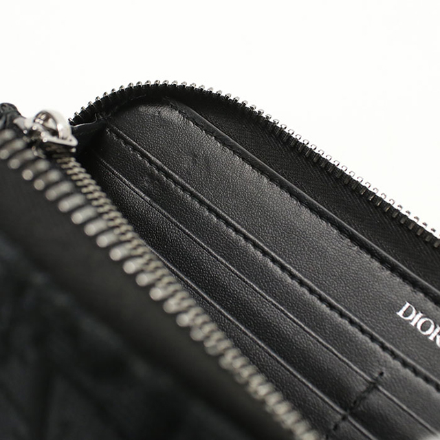 C.Dior ディオール/オブリークジャガード/サドルロングジップウォレット/SAランク/38【中古】 Dior - C.Dior ディオール/オブリークジャガード/サドルロングジップ