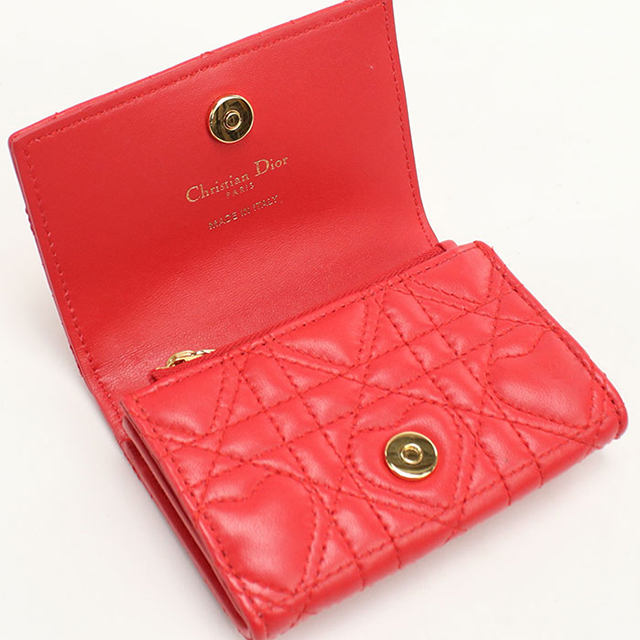 ディオール カロ コンパクトウォレット 二つ折り財布 ChristianDior Christian Dior（クリスチャン・ディオール） 中古 ディオール 二