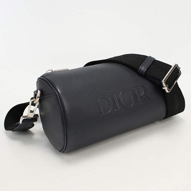 Christian Dior - クリスチャンディオール Christian Dior ショルダーストラップ キャンバス/レザー ネイビー レディース 送料無料【中古】 h30845a Christian Dior - クリスチャンディオール Christian Dior