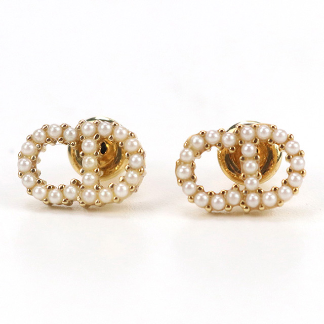 Christian Dior 中古 クリスチャンディオール ピアス レディース
