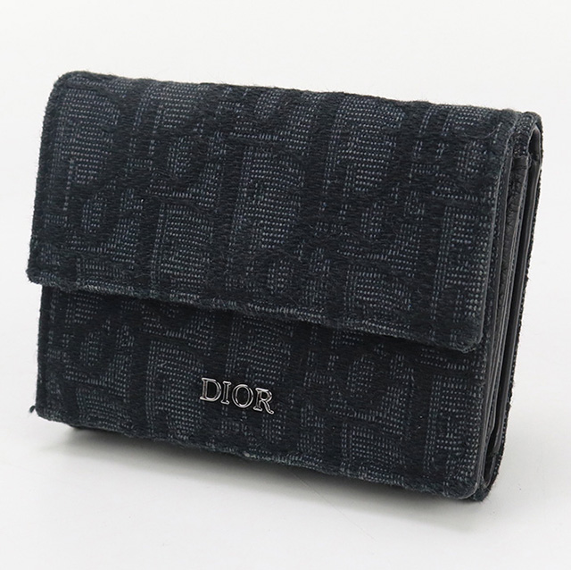 ディオール / DIOR 30 モンテーニュ コンパクトウォレット / 三つ折り  