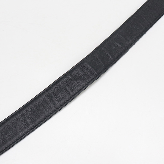 【中古】Christian Diorロゴ ブラックベルト　ユニセックス 中古】Christian Diorロゴ ブラックベルト ユニセックス