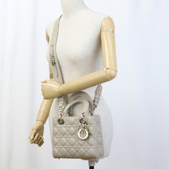 Christian Dior／クリスチャンディオール／パーティーバッグ／ベージュ Christian Dior（クリスチャン・ディオール） 中古 ディオール トート