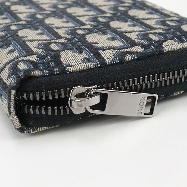 Christian Dior ディオール 長財布ラウンドファスナー メンズ Christian Dior（クリスチャン・ディオール） 中古 ディオール 長財布