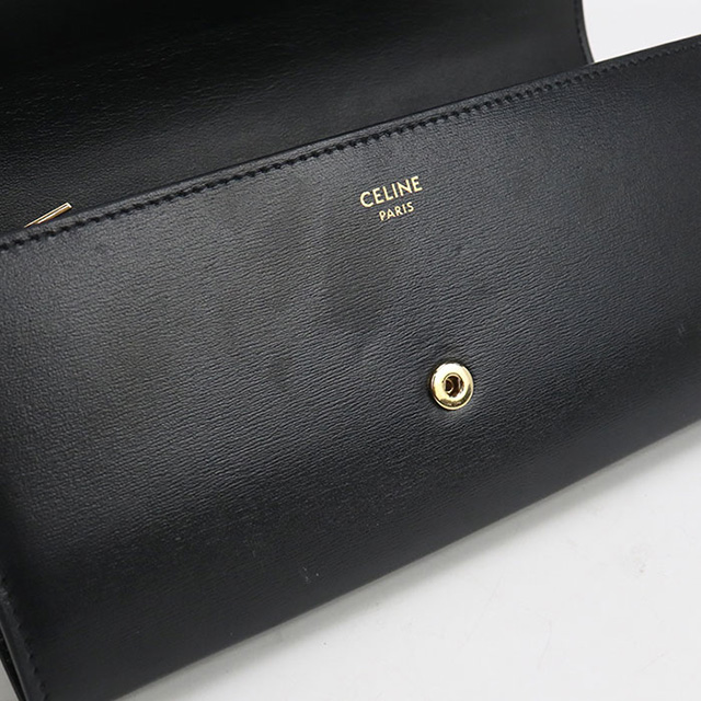 中古 セリーヌ 長財布二折 レディース ブランド CELINE トリオンフ