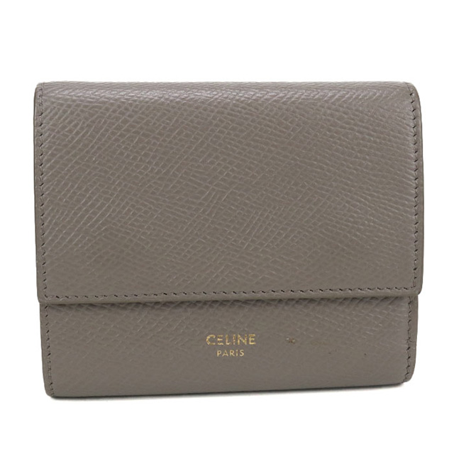 CELINE（セリーヌ） 中古 三つ折り財布 レディース ブランド トリ