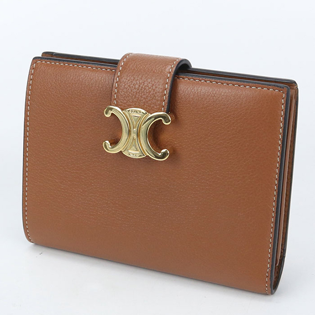 CELINE 二つ折り 財布 CELINE（セリーヌ） 中古 二つ折り財布 コンパクト レディース