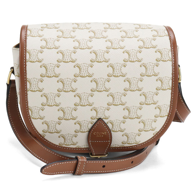 【未使用】CELINE 191242BZ4-01BCトリオンフ ショルダーバッグ CELINE（セリーヌ） 中古 斜め掛け ショルダーバッグ レディース