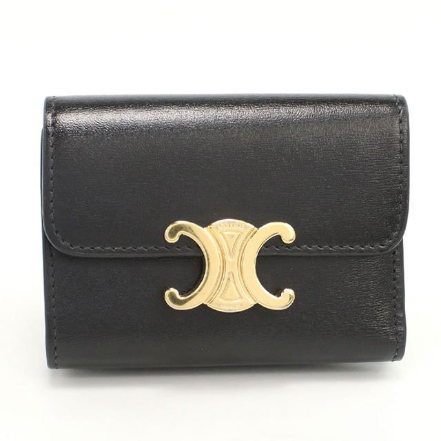 CELINE トリオンフ 3つ折り財布 並行輸入品 CELINE（セリーヌ） TRIFOLD WALLET 三つ折り財布 スモール ミニ財布