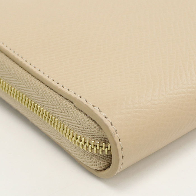CELINE セリーヌ バイカラー ベージュ財布 ラージ CELINE（セリーヌ） 中古 長財布ラウンドファスナー レディース