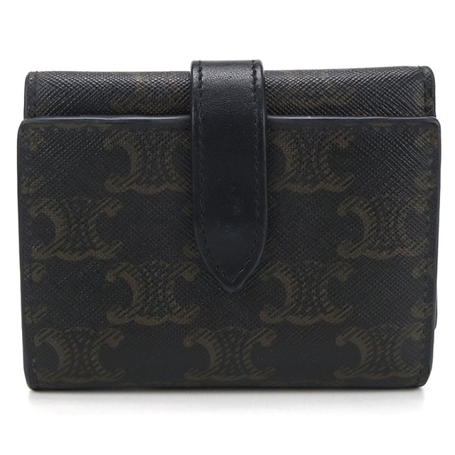 CELINE ブラック 三つ折り財布　（説明文お読みください） usdce106620011-1b.jpg