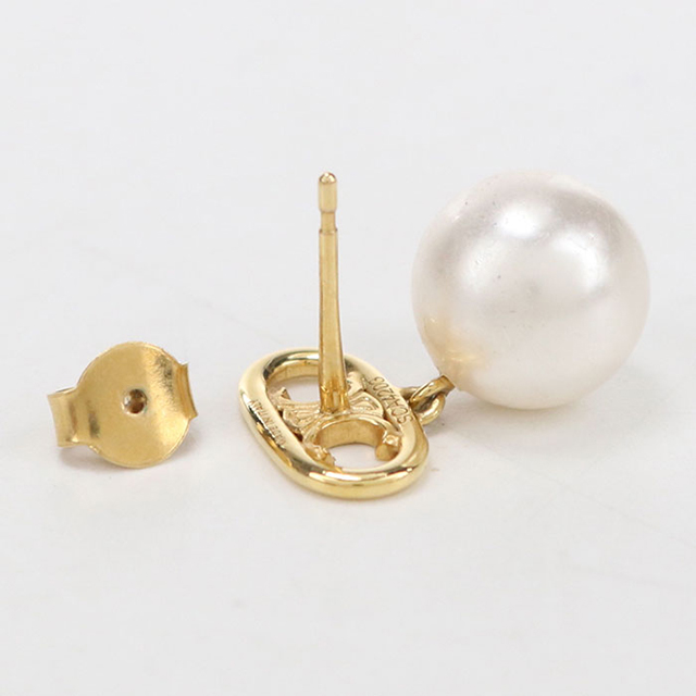 中古 セリーヌ ピアス レディース ブランド CELINE トリオンフ パール