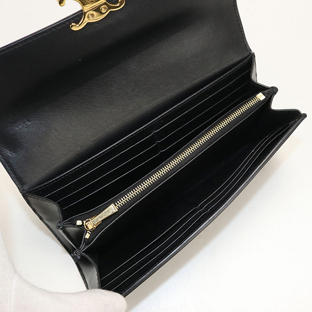 CELINE（セリーヌ） 中古 長財布二折 レディース ブランド トリオンフ