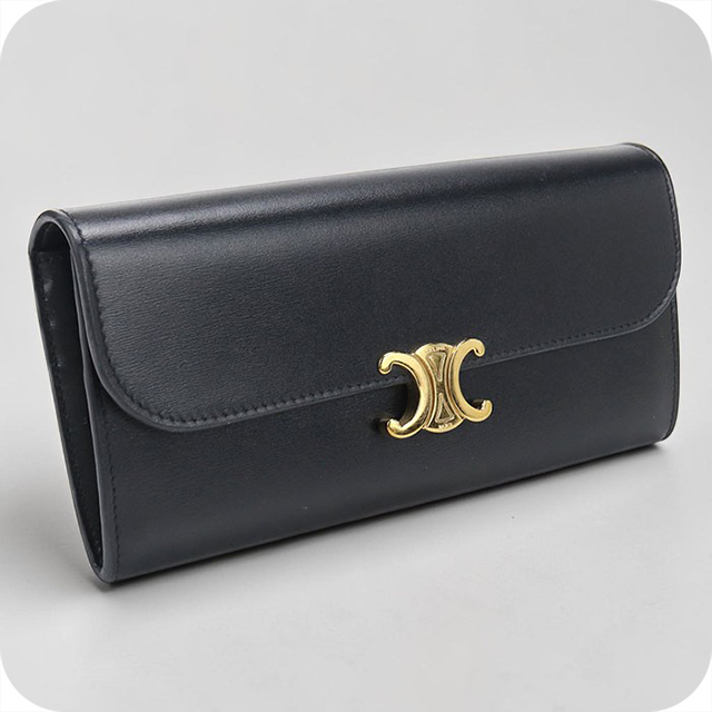 LOUIS VUITTON セリーヌ coach 長財布 二つ折り財布 CELINE（セリーヌ） 中古 長財布二折 レディース ブランド トリオンフ