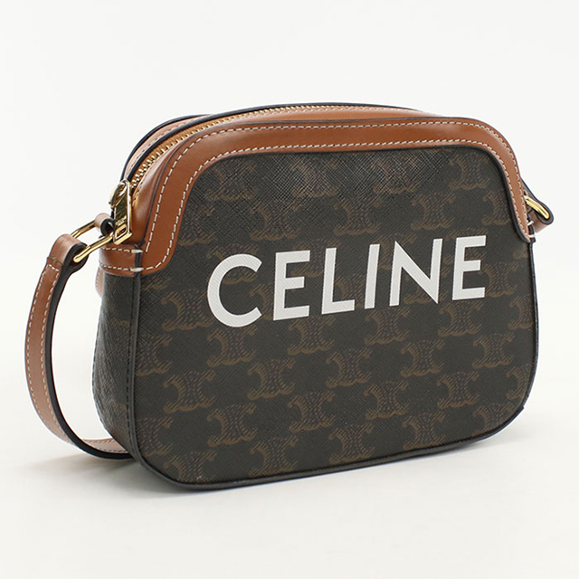 CELINE トリオンフキャンバススモールカメラショルダーバッグ CELINE（セリーヌ） 中古 斜め掛け ショルダーバッグ レディース