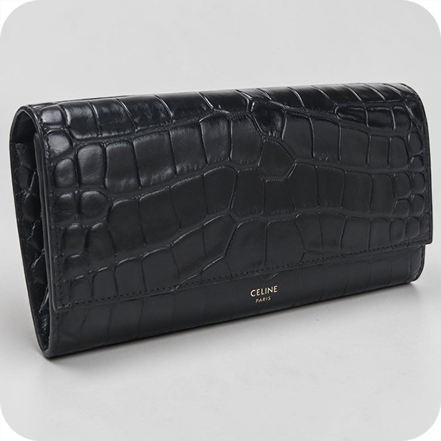 CELINE（セリーヌ） 中古 長財布 二つ折り レディース ブランド ラージ