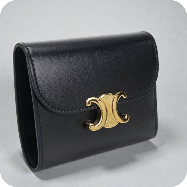 CELINE（セリーヌ） 中古 三つ折り財布 コンパクト 三折財布