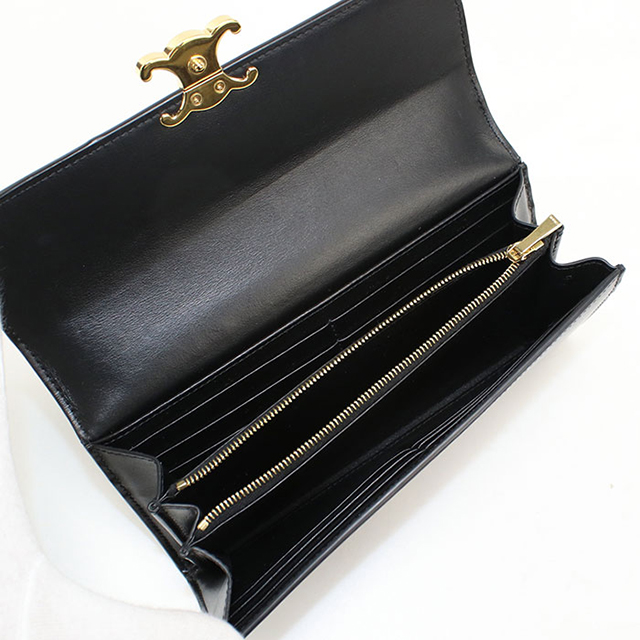 CELINE（セリーヌ） 中古 長財布 ニつ折り小銭入付き レディース
