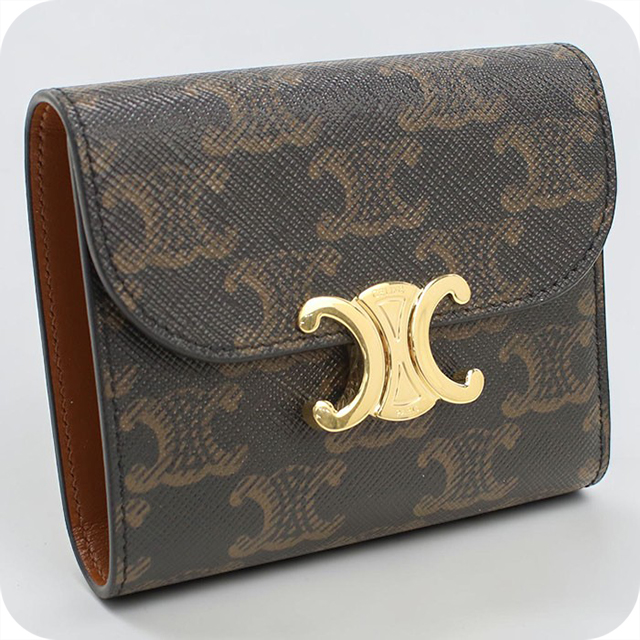 CELINE（セリーヌ） 中古 三つ折り財布 三折財布 コンパクト