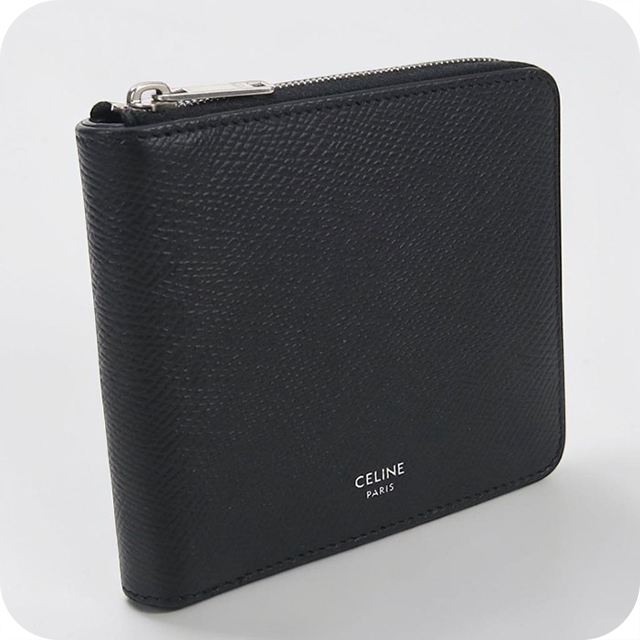CELINE（セリーヌ） 中古 ラウンドファスナー折財布 メンズ ブランド