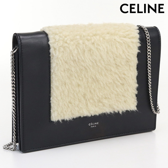 【未使用品】CELINE クラッチバック CELINE - 新品 セリーヌ CELINE クラッチバッグ コットン/レザー