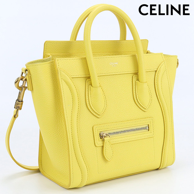 希少★CELINE セリーヌ　バニティバッグ　イエロー　　ヴィンテージ 楽天市場】セリーヌ キュイルトリオンフ ミニ バニティ ケース
