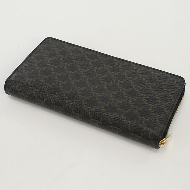 CELINE 中古 セリーヌ 長財布ラウンドファスナー メンズ