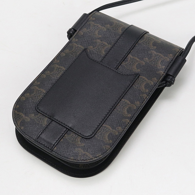 セリーヌ トリオンフ 斜め掛け ショルダーバッグ モバイルポーチ キャンバス レディース CELINE 【1-0264819】 CELINE - セリーヌ トリオンフ 斜め掛け ショルダーバッグ モバイル