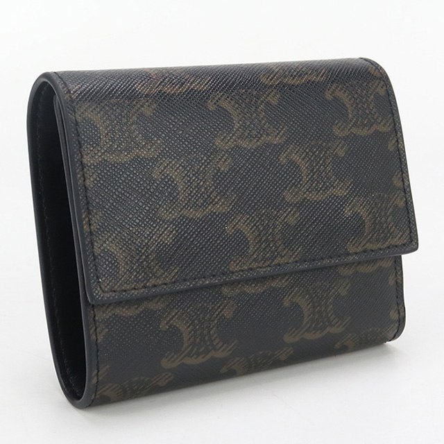 美品⭐️CELINE セリーヌ トリフォールドウォレット 財布 トリオンフ CELINE（セリーヌ） 中古 三折財布 レディース ブランド トリオンフ