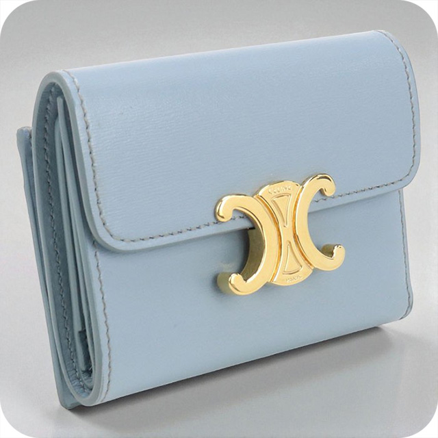 CELINE 中古 セリーヌ 三折財布 レディース ブランド トリオンフ