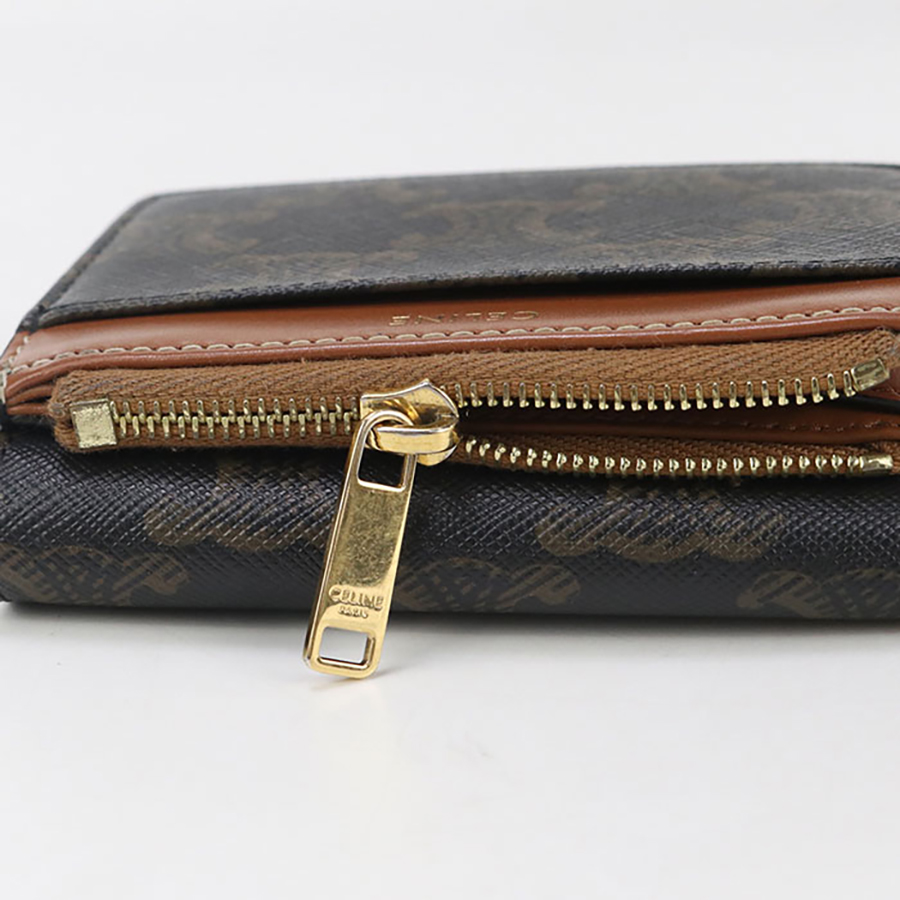 CELINE（セリーヌ） 中古 三折財布 レディース ブランド トリオンフ