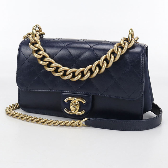 CHANEL シャネル ショルダーバッグ マトラッセ 2WAY 中古・古着通販】CHANEL (シャネル) マトラッセ2WAYチェーンショルダー