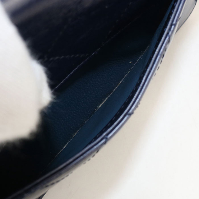 【新品同様】シャネル 2WAY ネイビー トート チェーンショルダー　マトラッセ シャネル マトラッセ 2WAY チェーンショルダー ネイビー/ゴールド金具