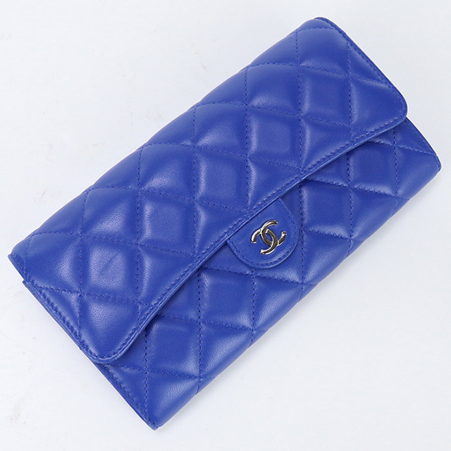 CHANEL 中古 シャネル 長財布ニ折小銭入付き レディース