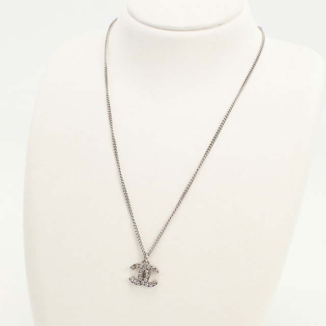 【美品】CHANEL シルバー コインデザイン ネックレス ✰⋆。:゜・シャネル CHANEL 中古 シャネル ネックレス レディース ブランド ココ