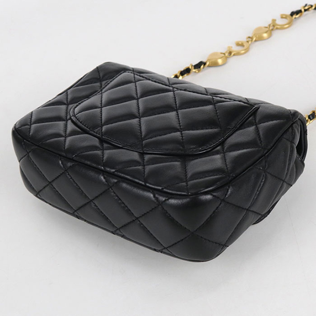 【値下げ】CHANEL  シャネル マトラッセ　 チェーンショルダーバッグ 　ブラック CHANEL（シャネル） 中古 ショルダーバッグ レディース ブランド
