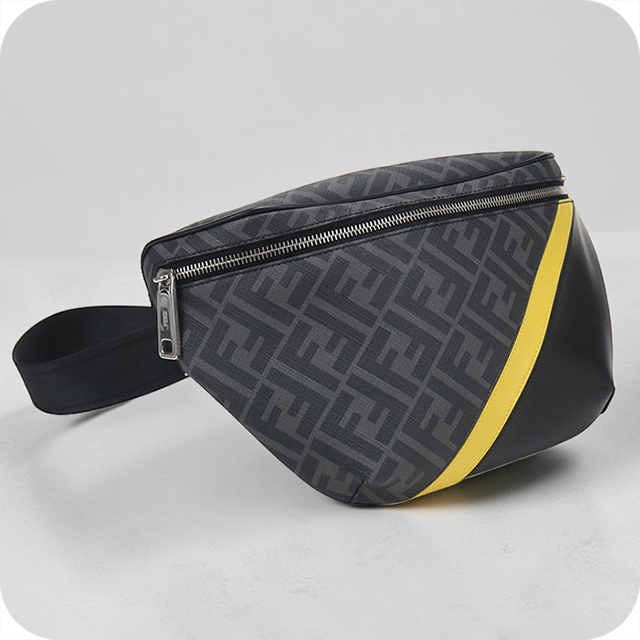 フェンディ FENDI バッグ メンズ 7VA562 ダイアゴナル ベルトバッグ FENDI（フェンディ） 中古 ボディバッグ メンズ ブランド ダイアゴナル