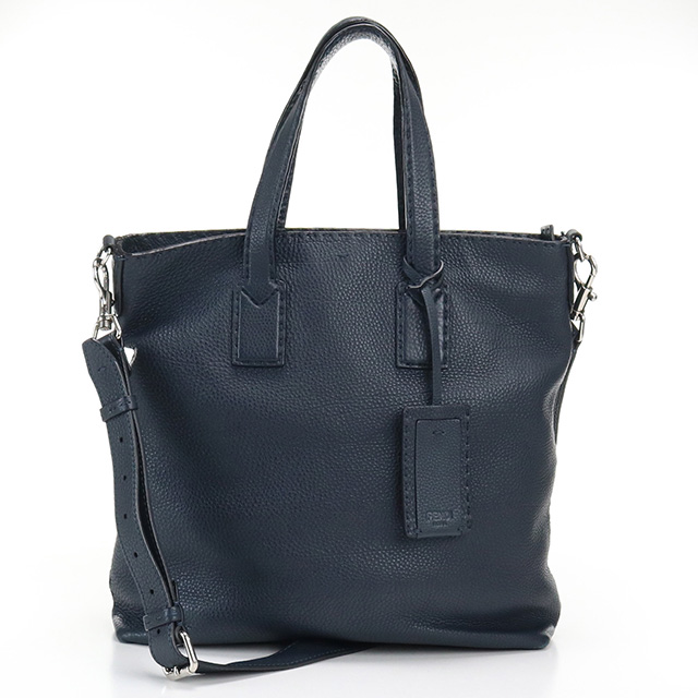 Miku C FENDI セレリア　キャンバス　レザー　トートバッグ 定価18万円 FENDI フェンディ セレリアレザートートバッグ