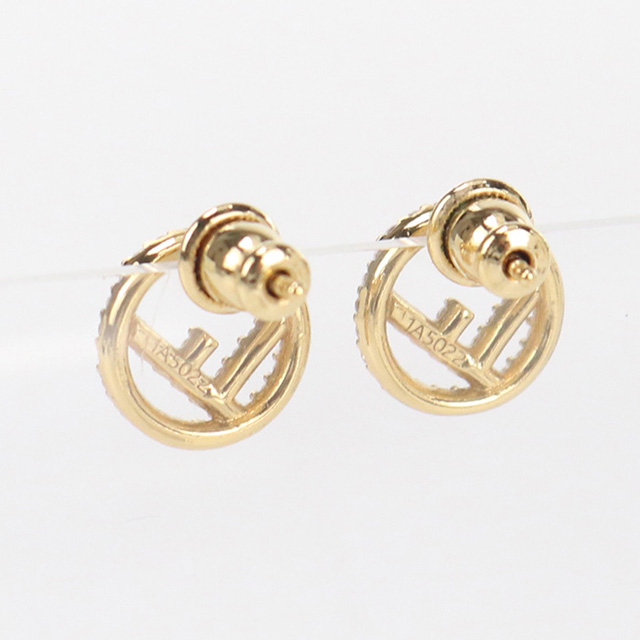 本日限定お値下げ！FENDI☆美品 エフ イズ フェンディ ピアス ゴールド FENDI（フェンディ） 中古 ピアス レディース ブランド エフ イズ