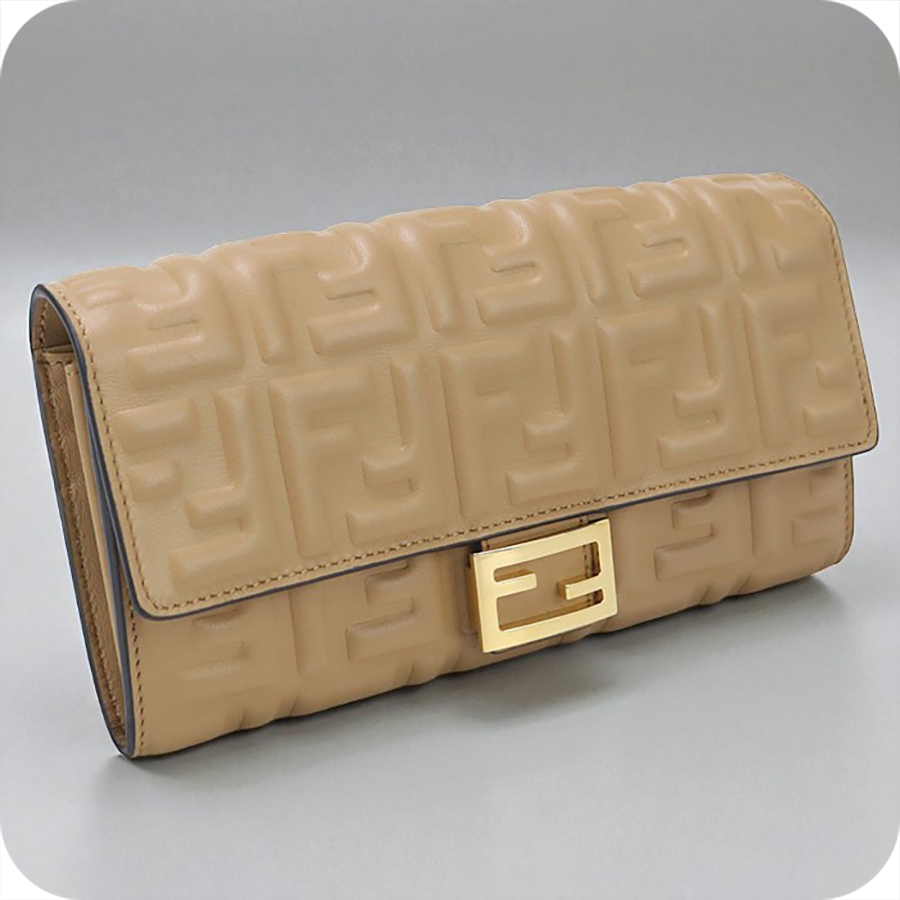 FENDI（フェンディ） 中古 長財布二折 レディース ブランド バゲット