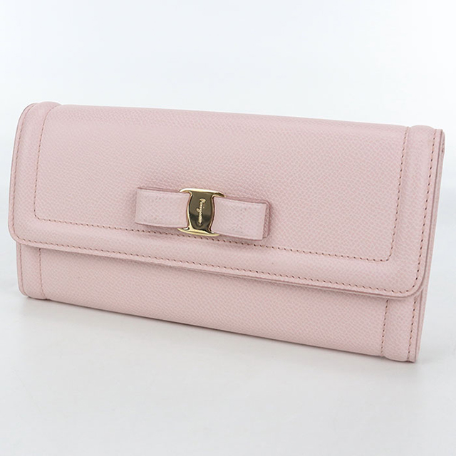 FERRAGAMO（フェラガモ） 中古 長財布二折 レディース ブランド ヴァラ
