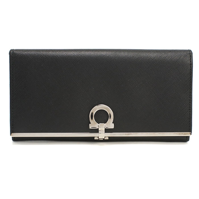 FERRAGAMO（フェラガモ） 中古 長財布二折 レディース ブランド