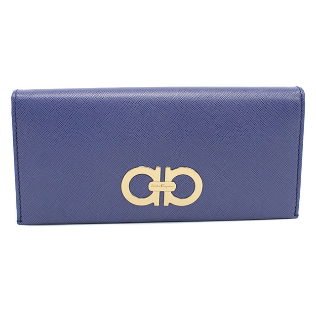 FERRAGAMO（フェラガモ） 中古 長財布二折 レディース ブランド 