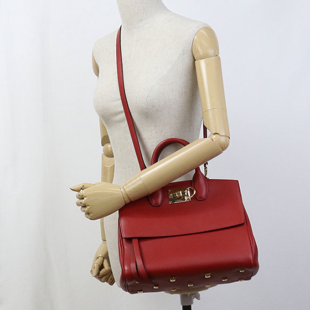 中古 フェラガモ トートバッグ レディース ブランド FERRAGAMO