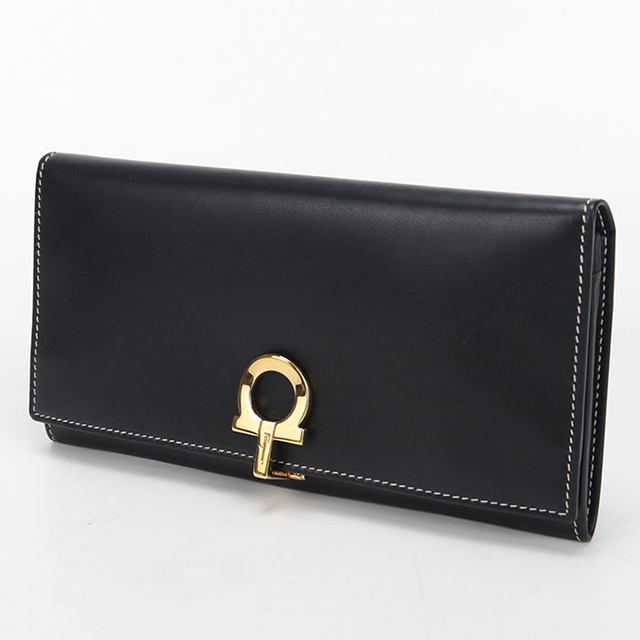 FERRAGAMO（フェラガモ） 中古 長財布 二つ折り レディース ブランド