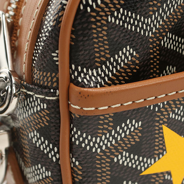 Goyard ショルダーバッグ ブラウン ベージュ GOYARDエゴイスト ショルダーバッグ ブラウン/ベージュad - メルカリ