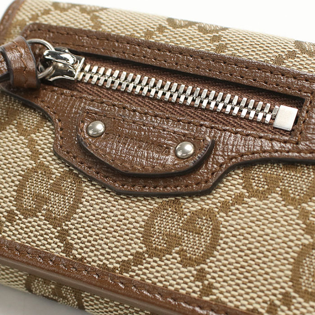 GUCCI グッチ/GGキャンバス三ツ折リコンパクト財布/681708/グッチ/Aランク/85【中古】 GUCCI（グッチ） 中古 三つ折り財布 三折財布 レディース ブランド
