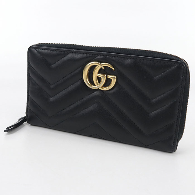 GUCCI（グッチ） 中古 長財布ラウンドファスナー レディース ブランド