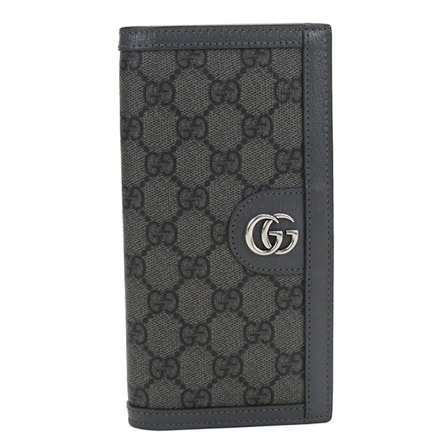 GUCCI（グッチ） 中古 長財布 ニつ折り小銭入付き メンズ ブランド