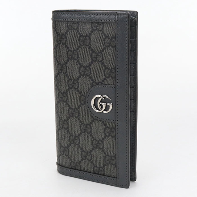 GUCCI（グッチ） 中古 長財布 ニつ折り小銭入付き メンズ ブランド